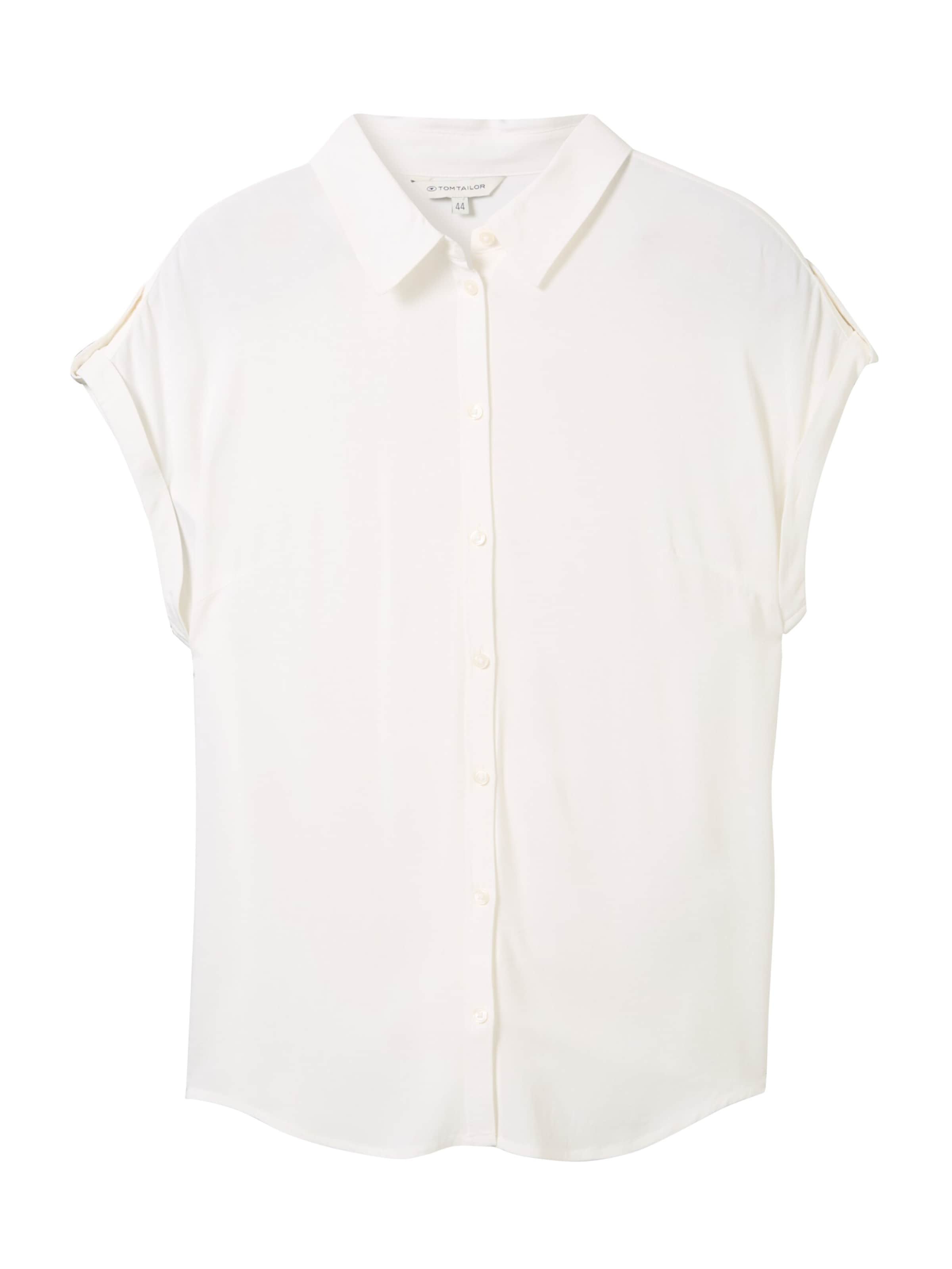 Tom Tailor Women + Blouse In Natural White