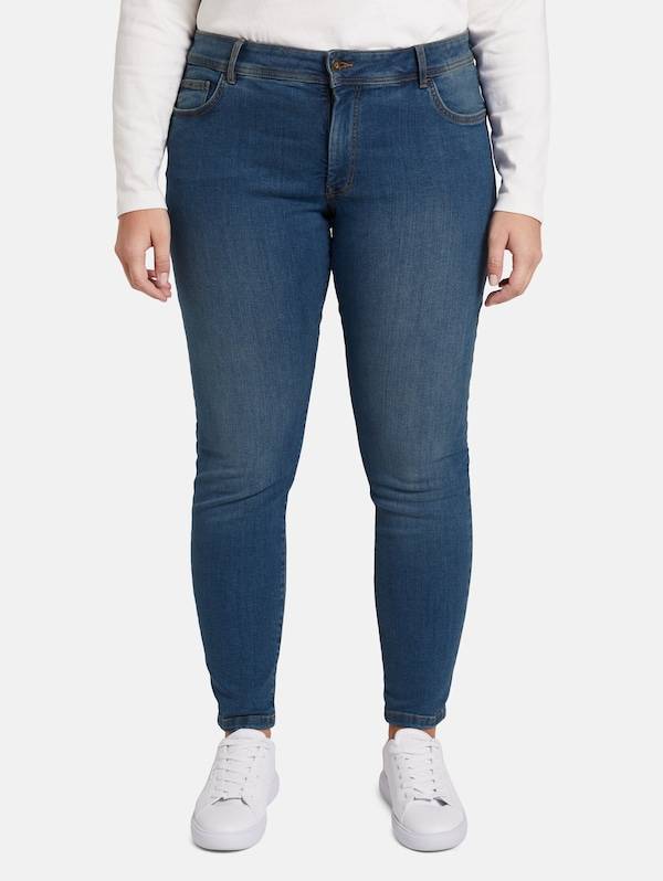 Tom Tailor Women + Skinny Jeans in Blue Denim