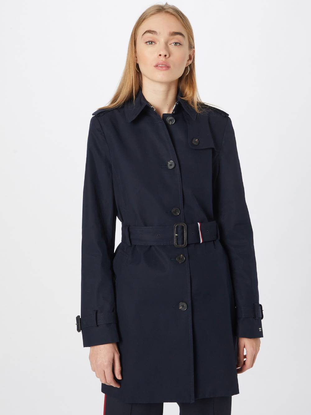 TOMMY HILFIGER Between-Seasons Coat 'Heritage' In Night Blue