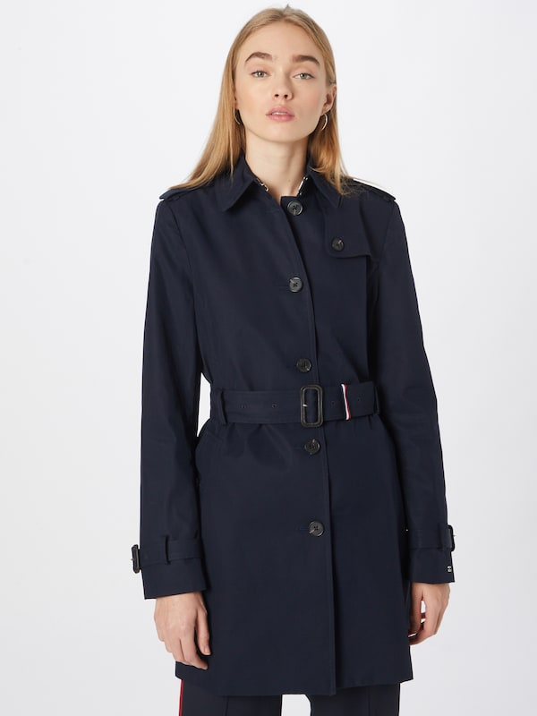 TOMMY HILFIGER Between-Seasons Coat 'Heritage' in Night Blue