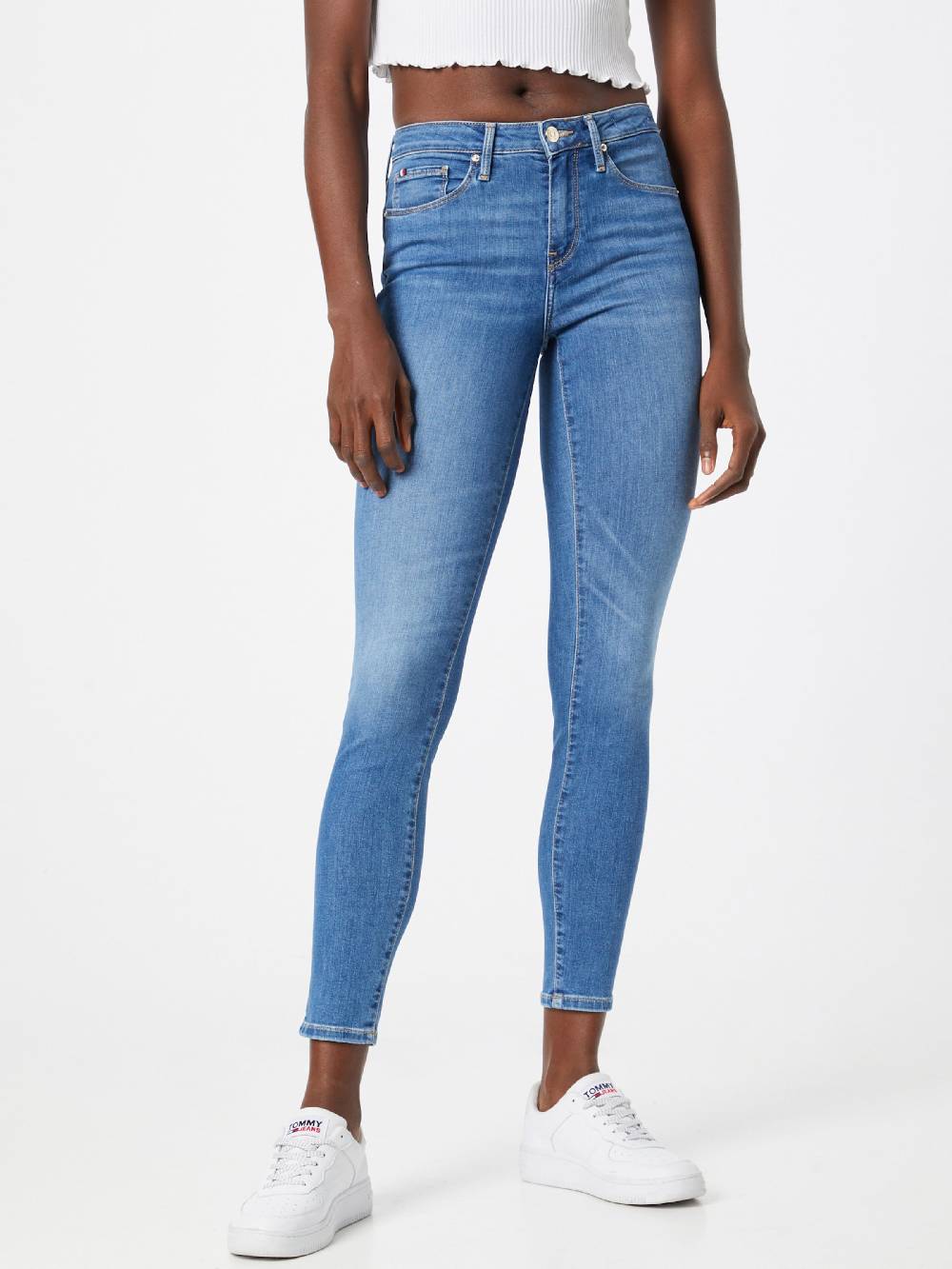 TOMMY HILFIGER Skinny Jeans In Blue Denim