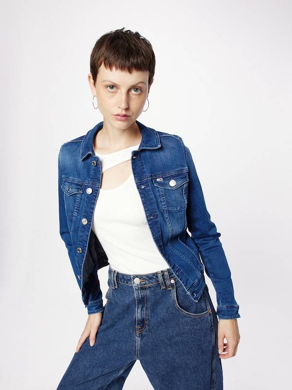 Tommy Jeans Between-Season Jacket 'Vivianne' in Dark Blue