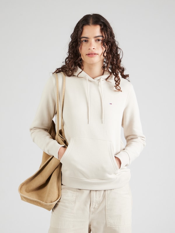 Tommy Jeans Sweatshirt In Light Beige
