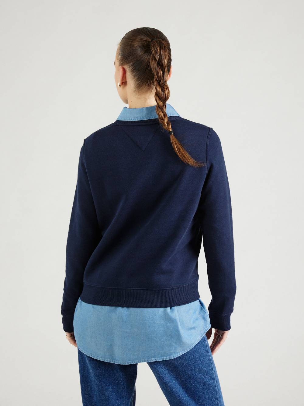 Tommy Jeans Sweatshirt In Marine Blue