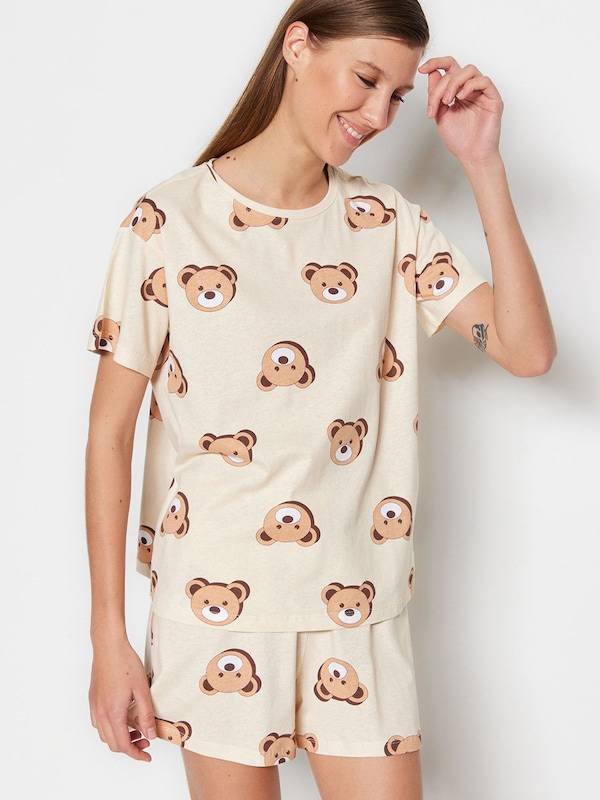 Trendyol Pajama in Light Beige