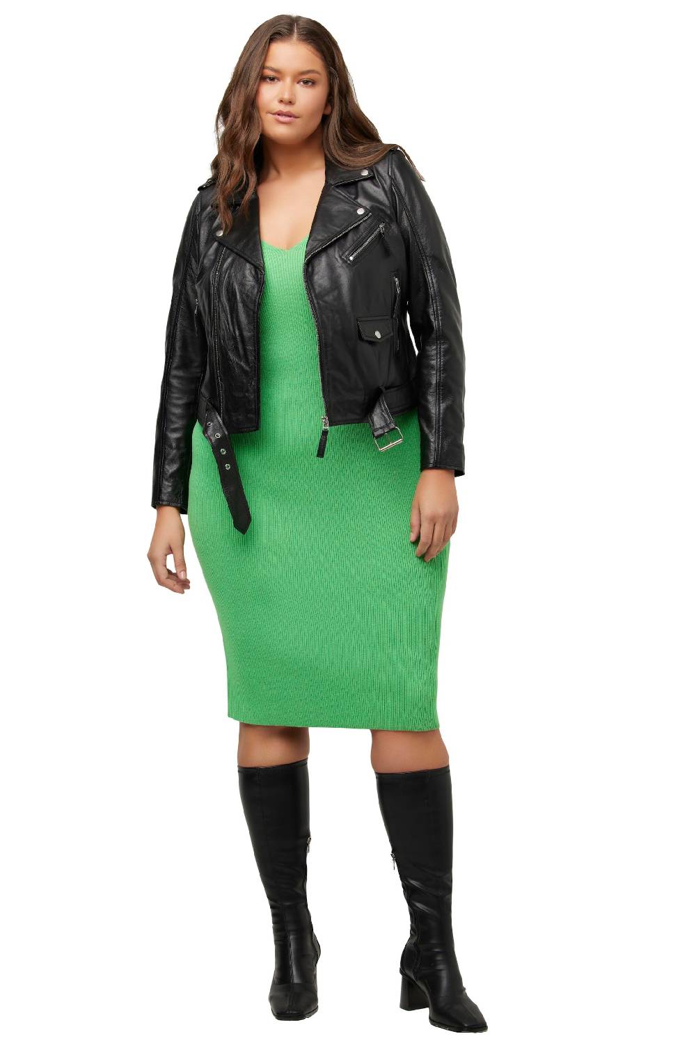 Ulla Popken Between-Season Jacket In Black