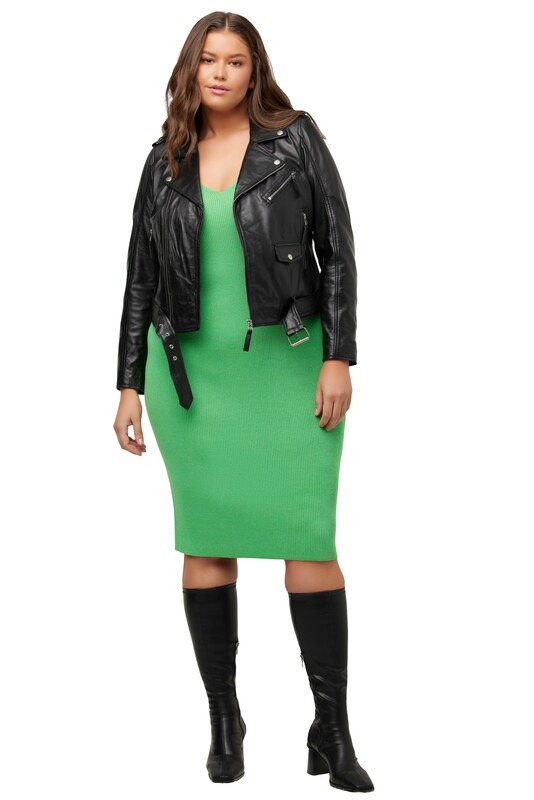 Ulla Popken Between-Season Jacket in Black