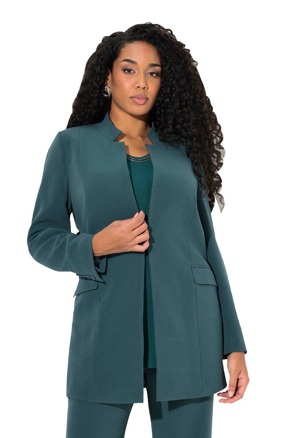 Ulla Popken Blazer In Dark Green