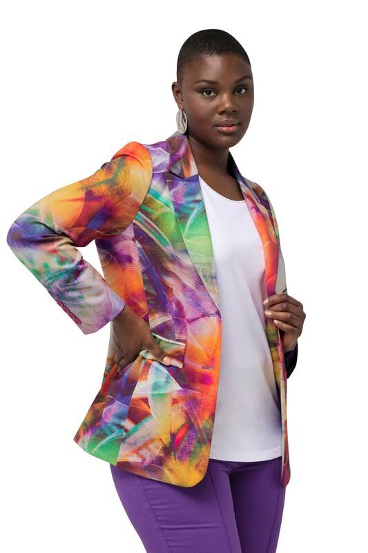 Ulla Popken Blazer in Mixed Colors