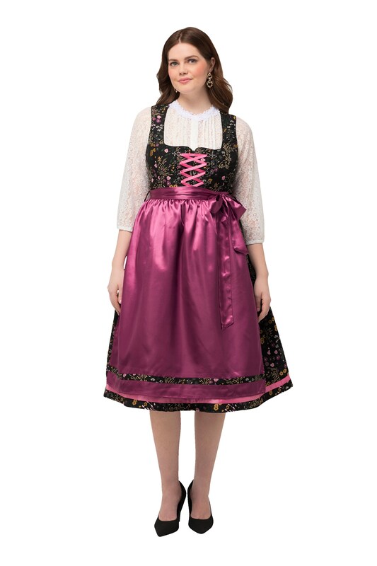 Ulla Popken Dirndl in Magenta