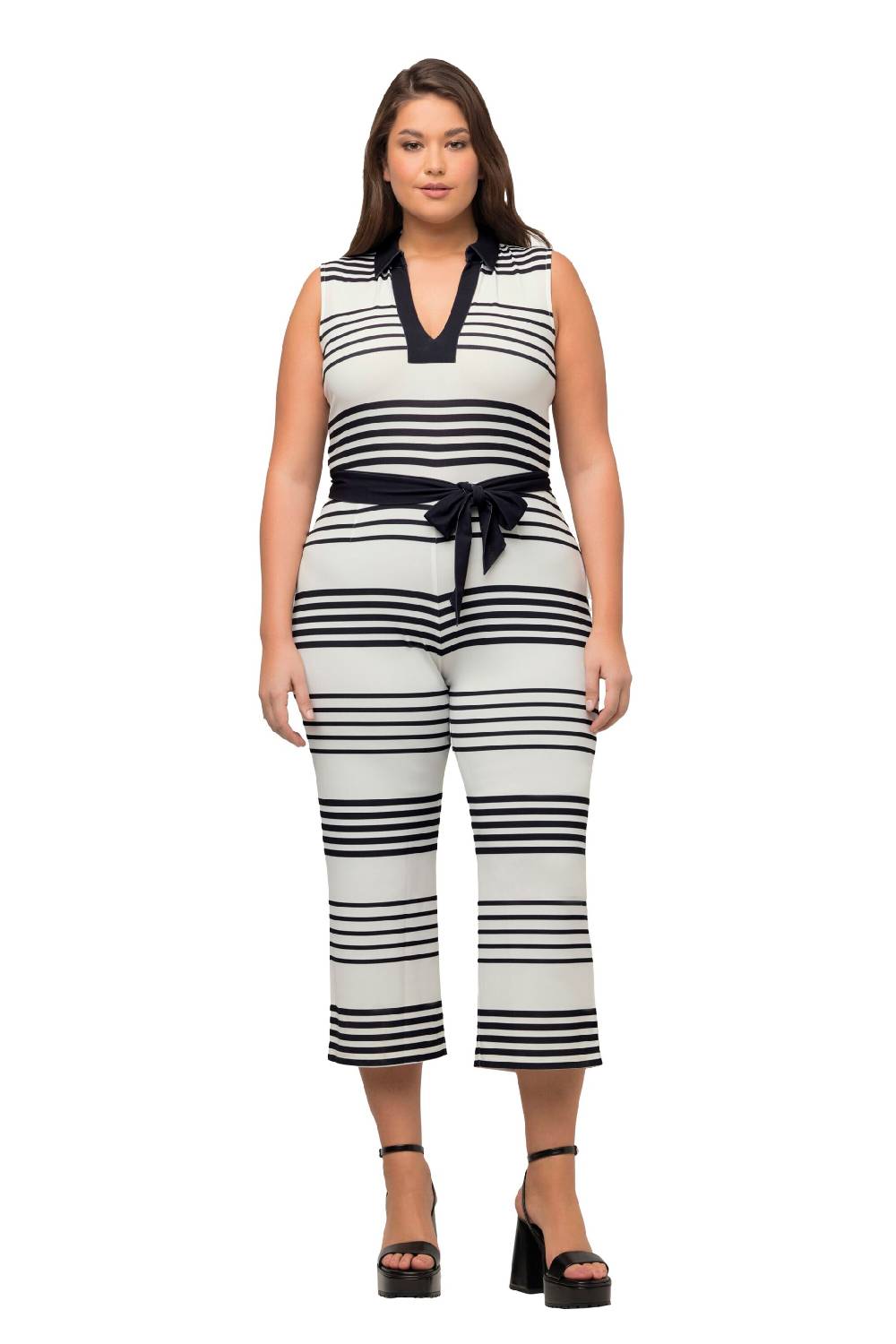 Ulla Popken Jumpsuit In White