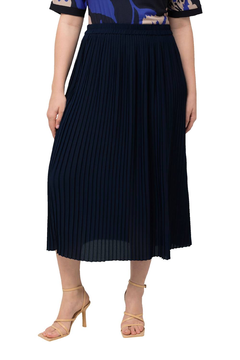 Ulla Popken Skirt In Marine Blue