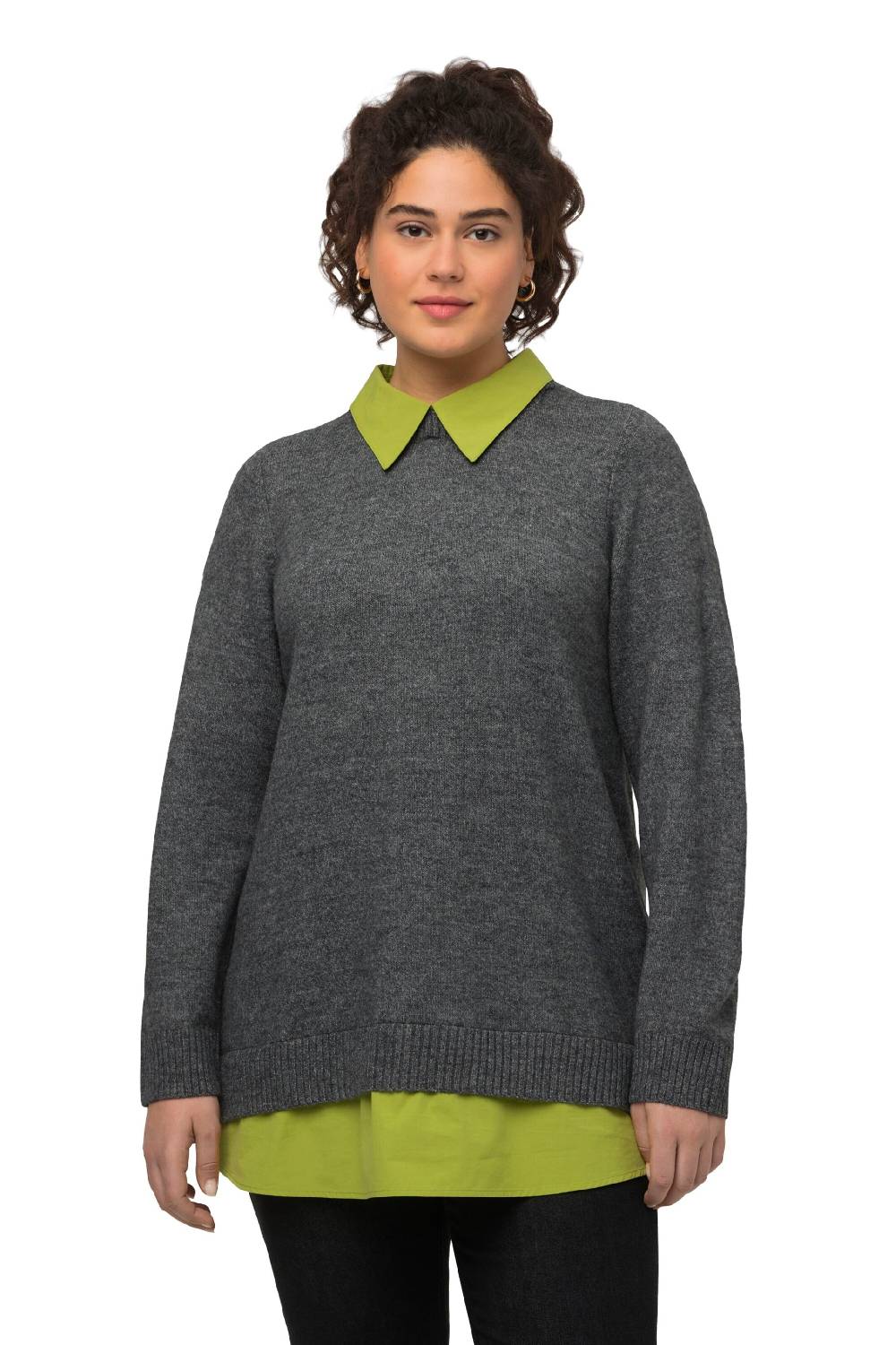 Ulla Popken Sweater In Anthracite