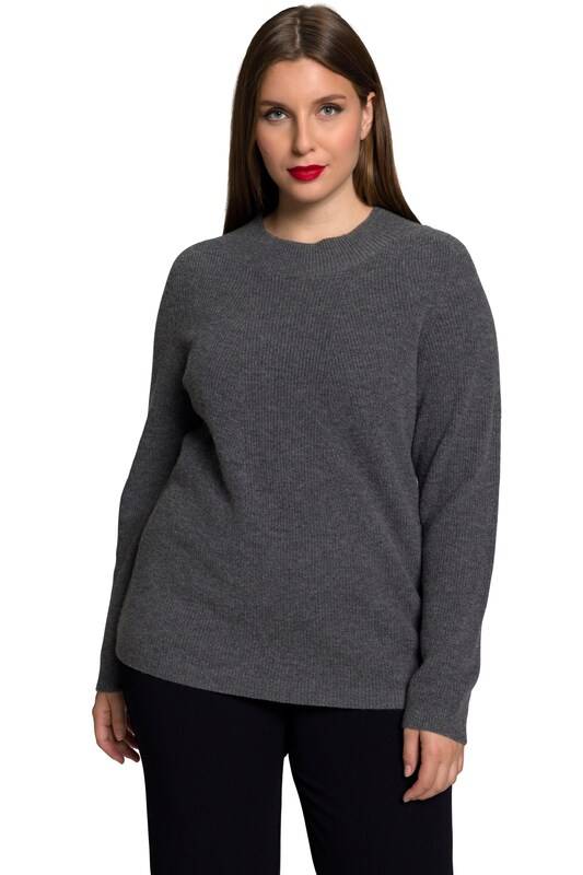 Ulla Popken Sweater in Light Grey