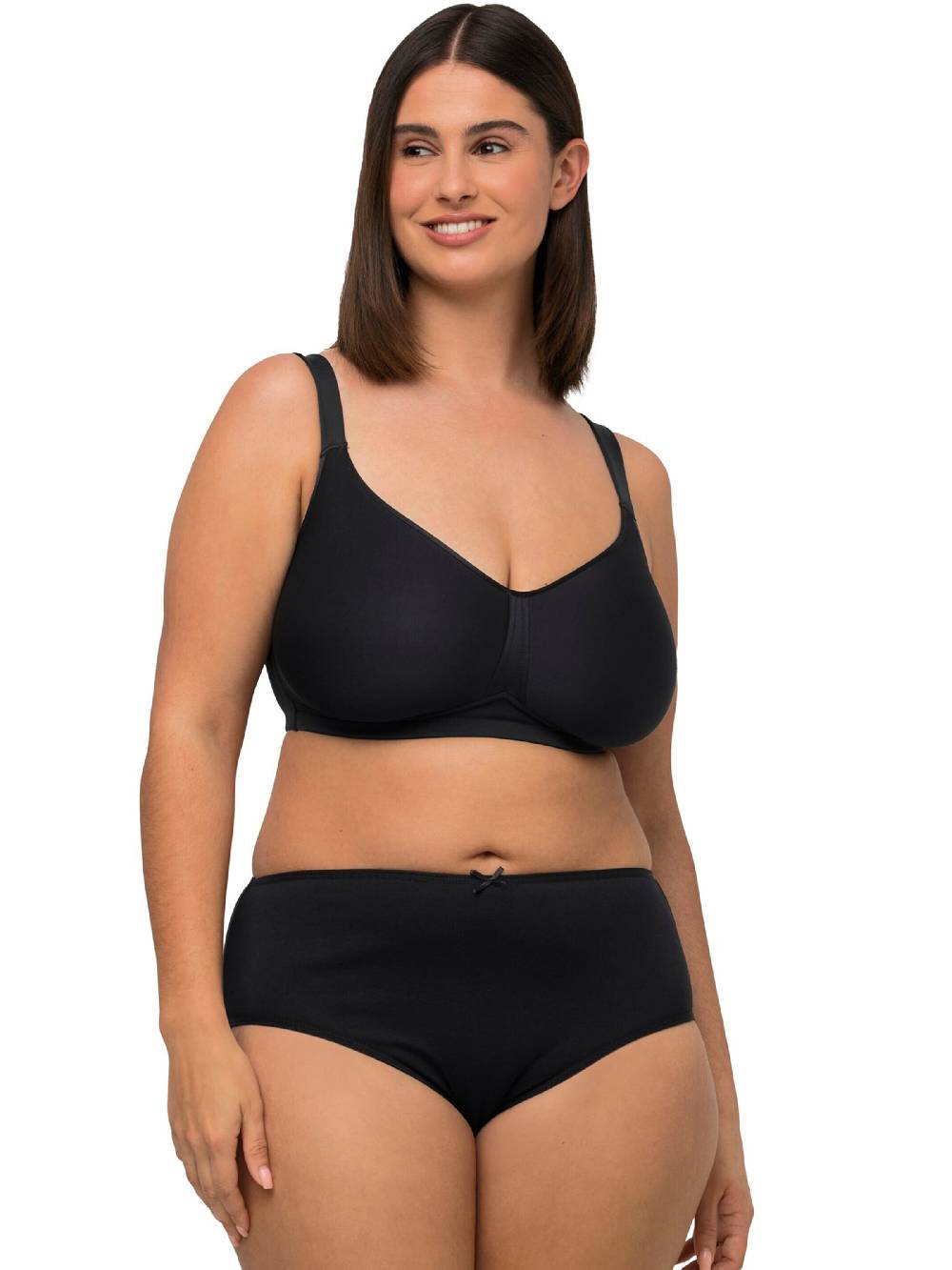Ulla Popken T-shirt Bra In Black