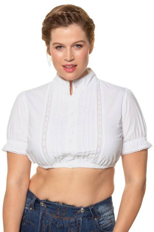 Ulla Popken Traditional Blouse in White