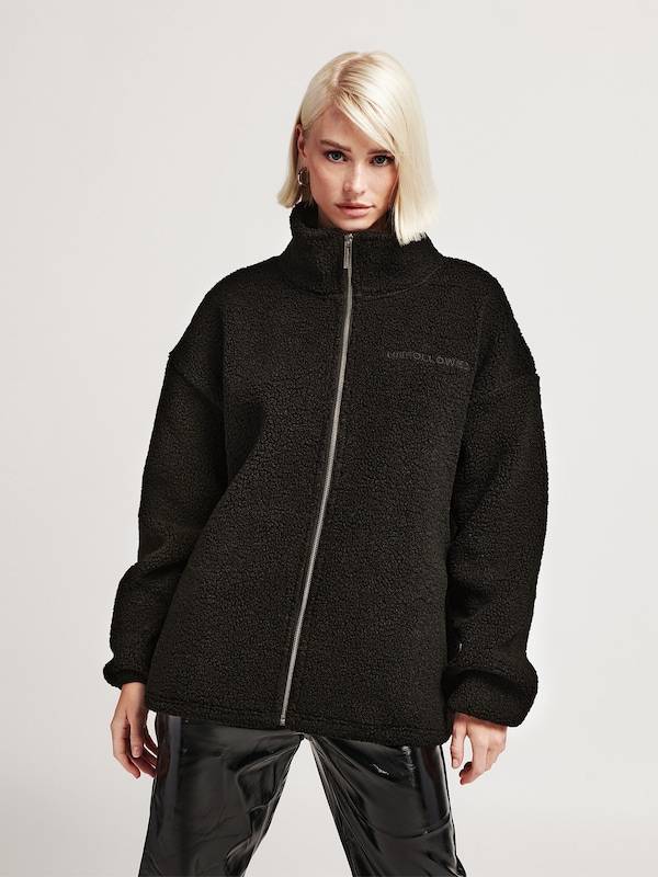 UNFOLLOWED x ABOUT YOU Between-Season Jacket 'PINCH ME ' in Black