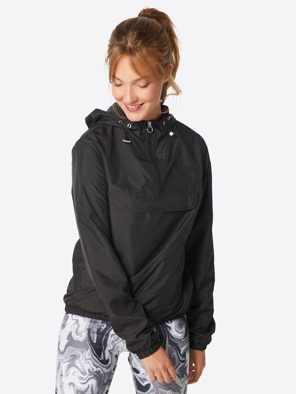 Urban Classics Between-Season Jacket in Black