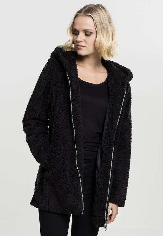 Urban Classics Between-Seasons Coat in Black