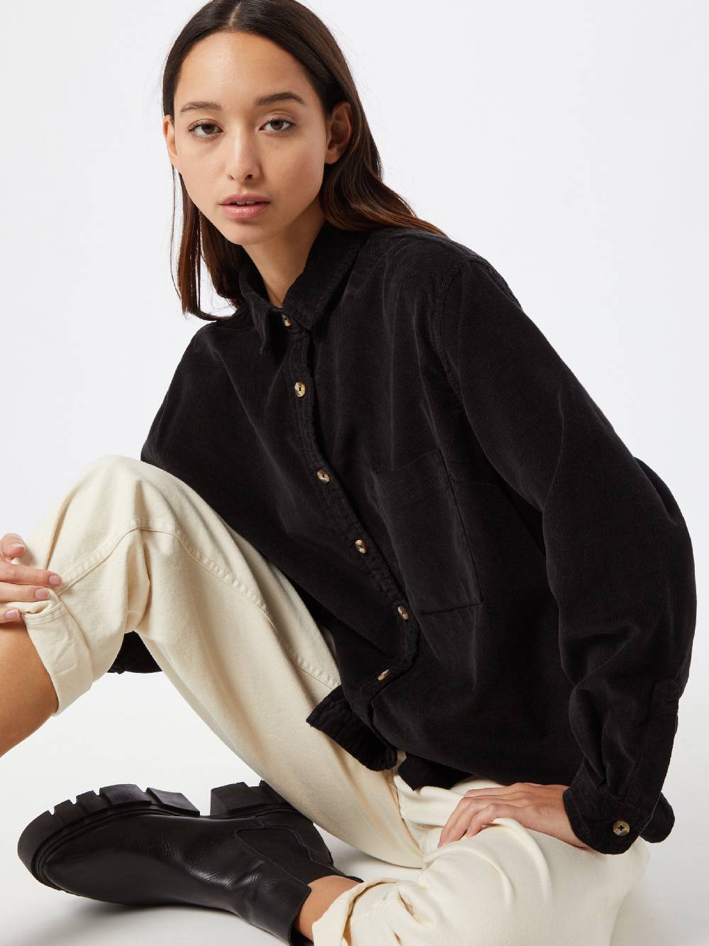 Urban Classics Blouse In Black