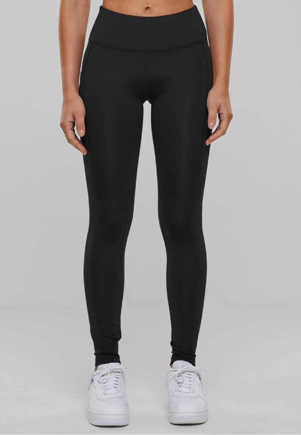 Urban Classics Skinny Leggings In Black