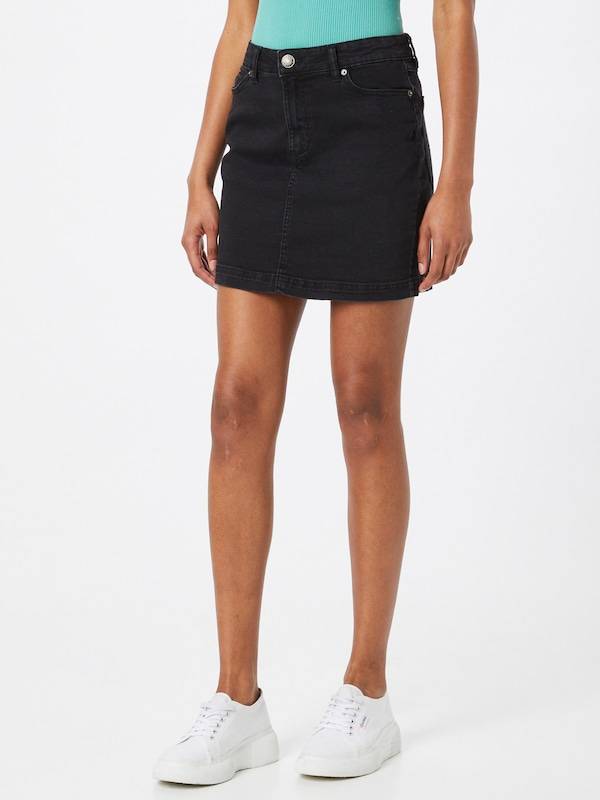 Urban Classics Skirt in Black Denim
