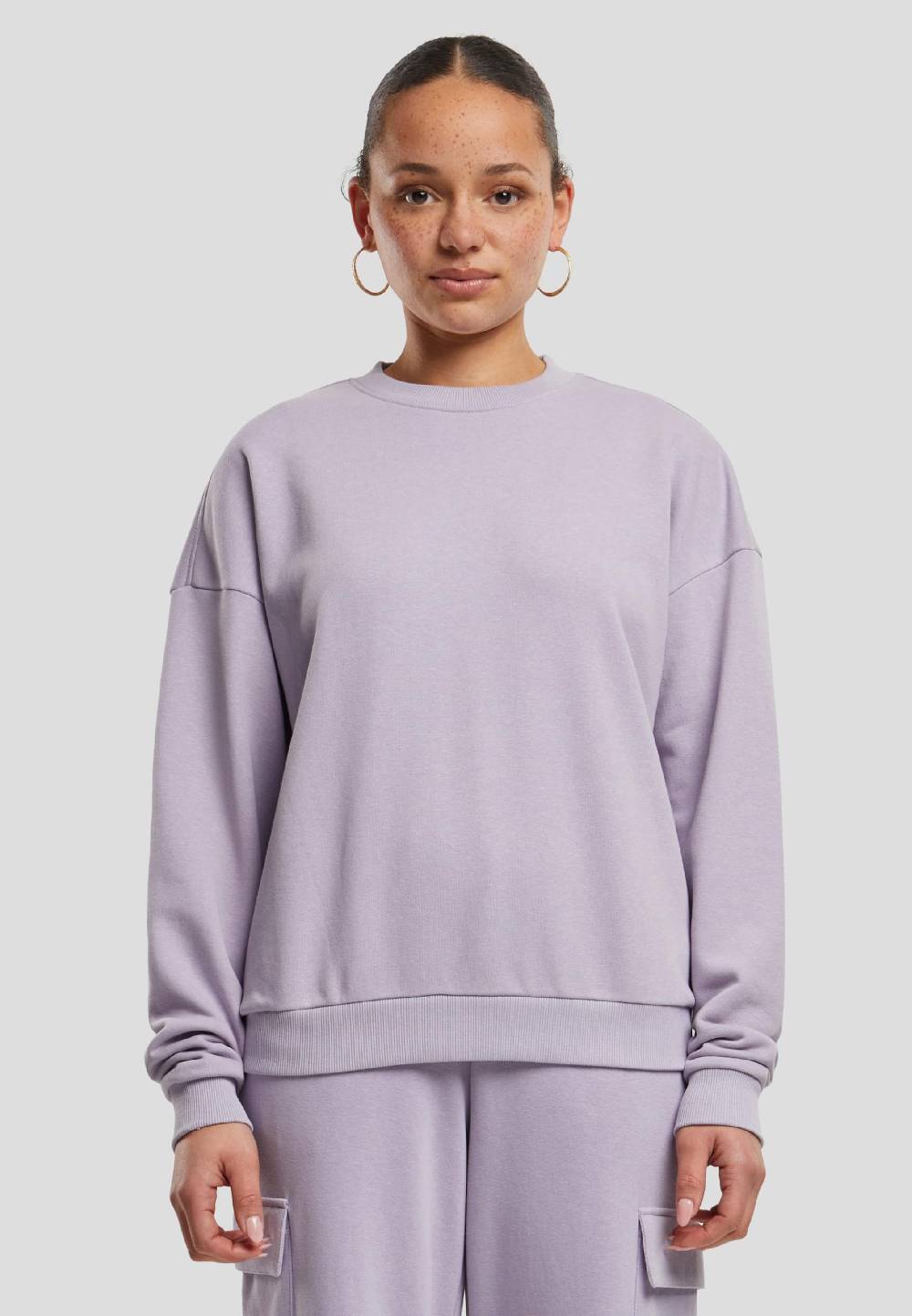 Urban Classics Sweatshirt In Lilac