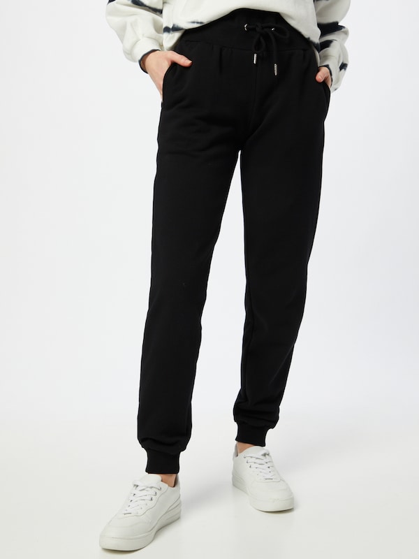 Urban Classics Tapered Pants in Black