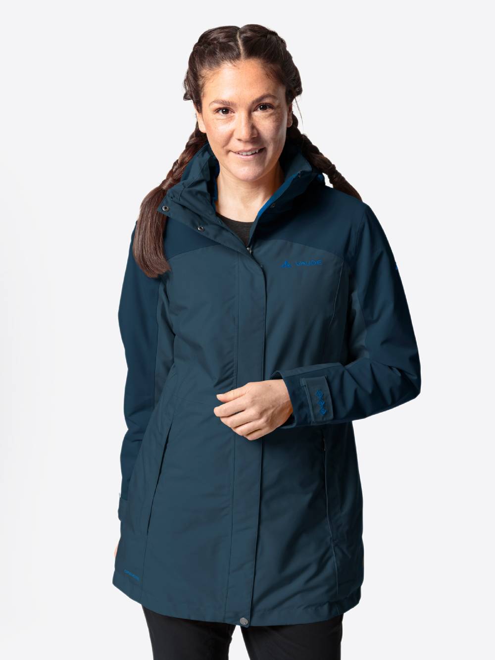 VAUDE Outdoor Jacket 'Skomer' In Blue