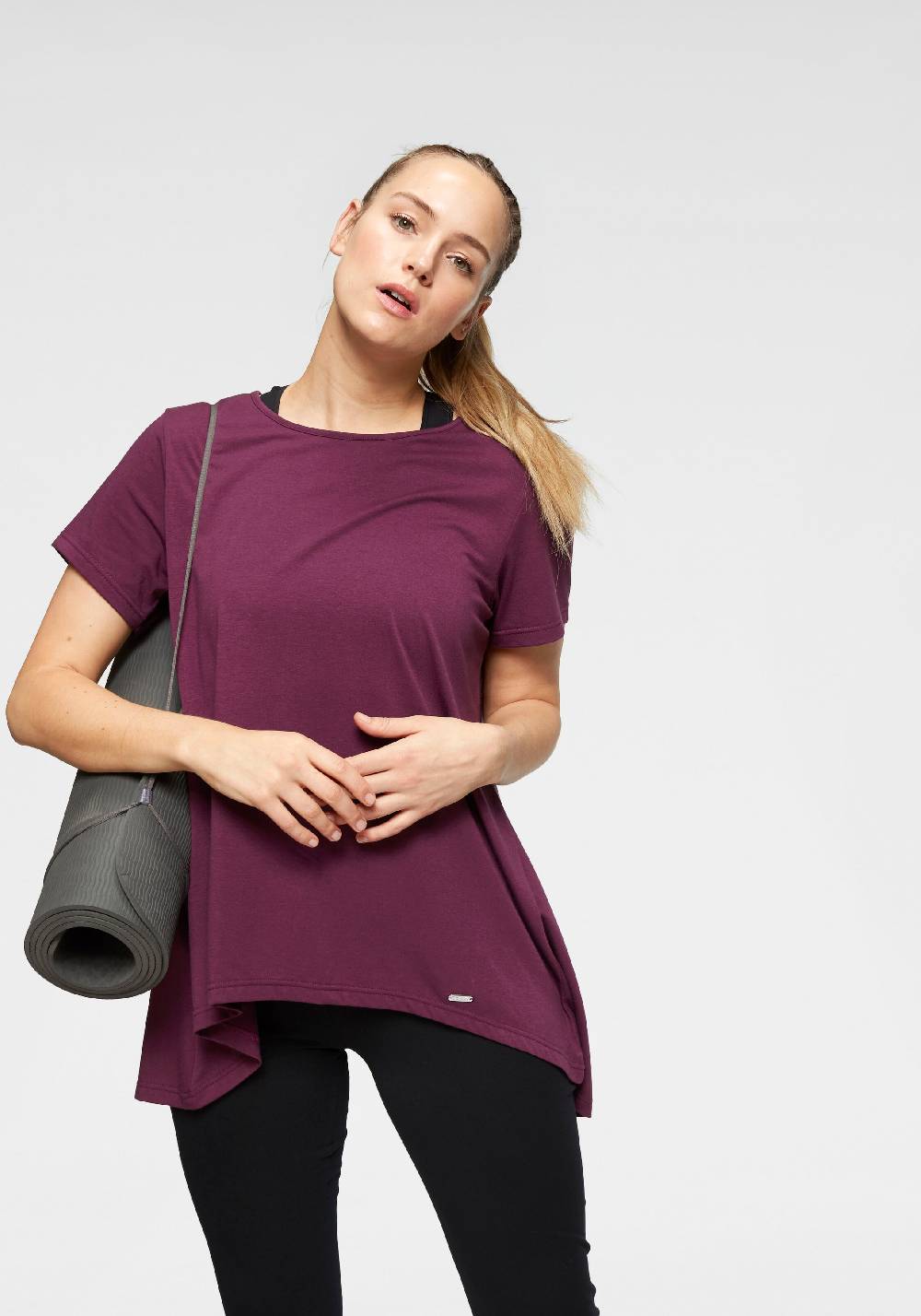 VENICE BEACH Shirt In Burgundy