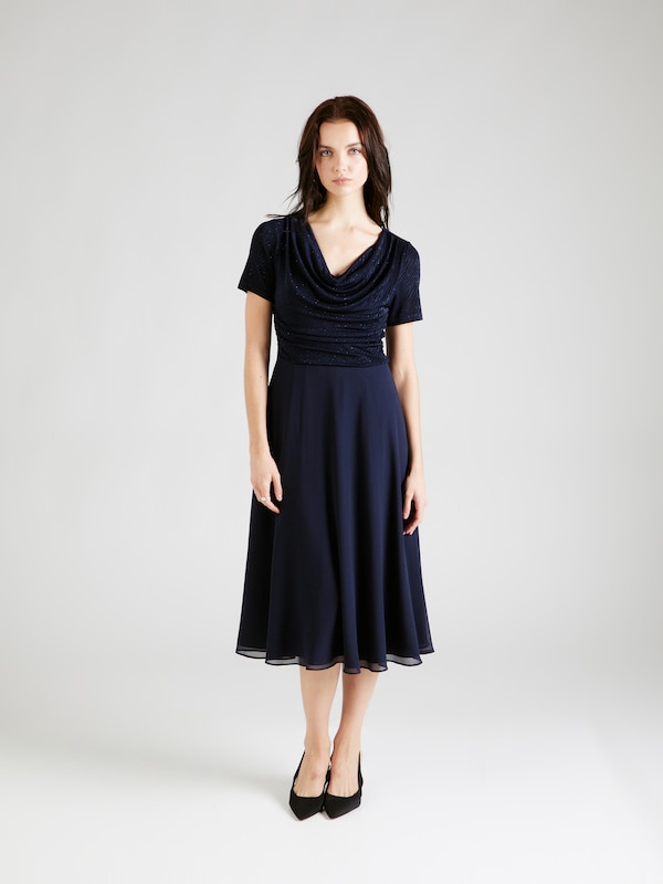 Vera Mont Cocktail Dress in Dark Blue