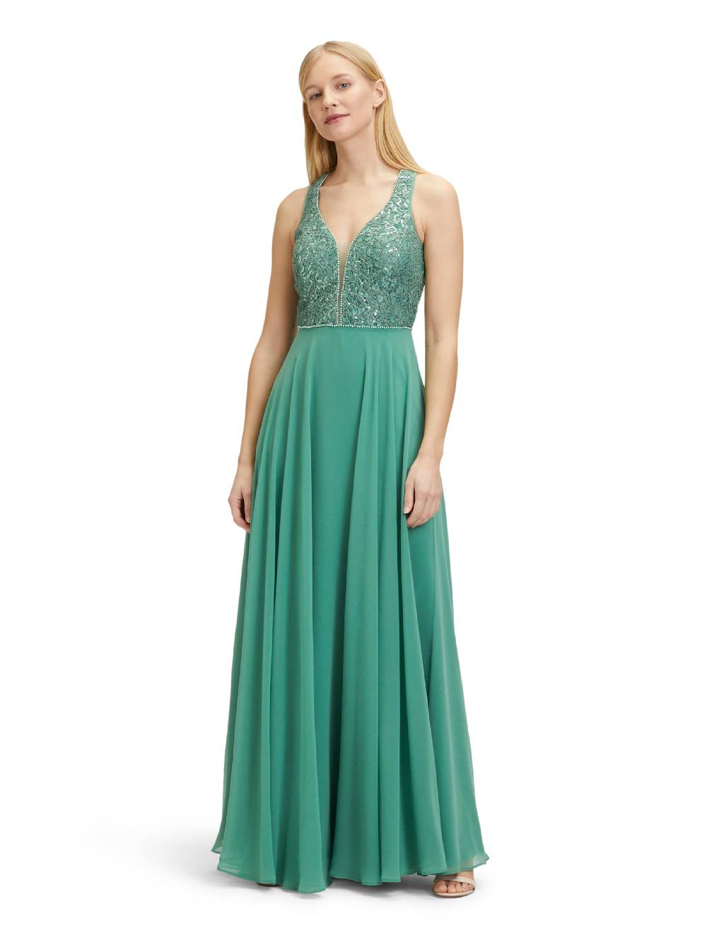 Vera Mont Evening Dress In Green