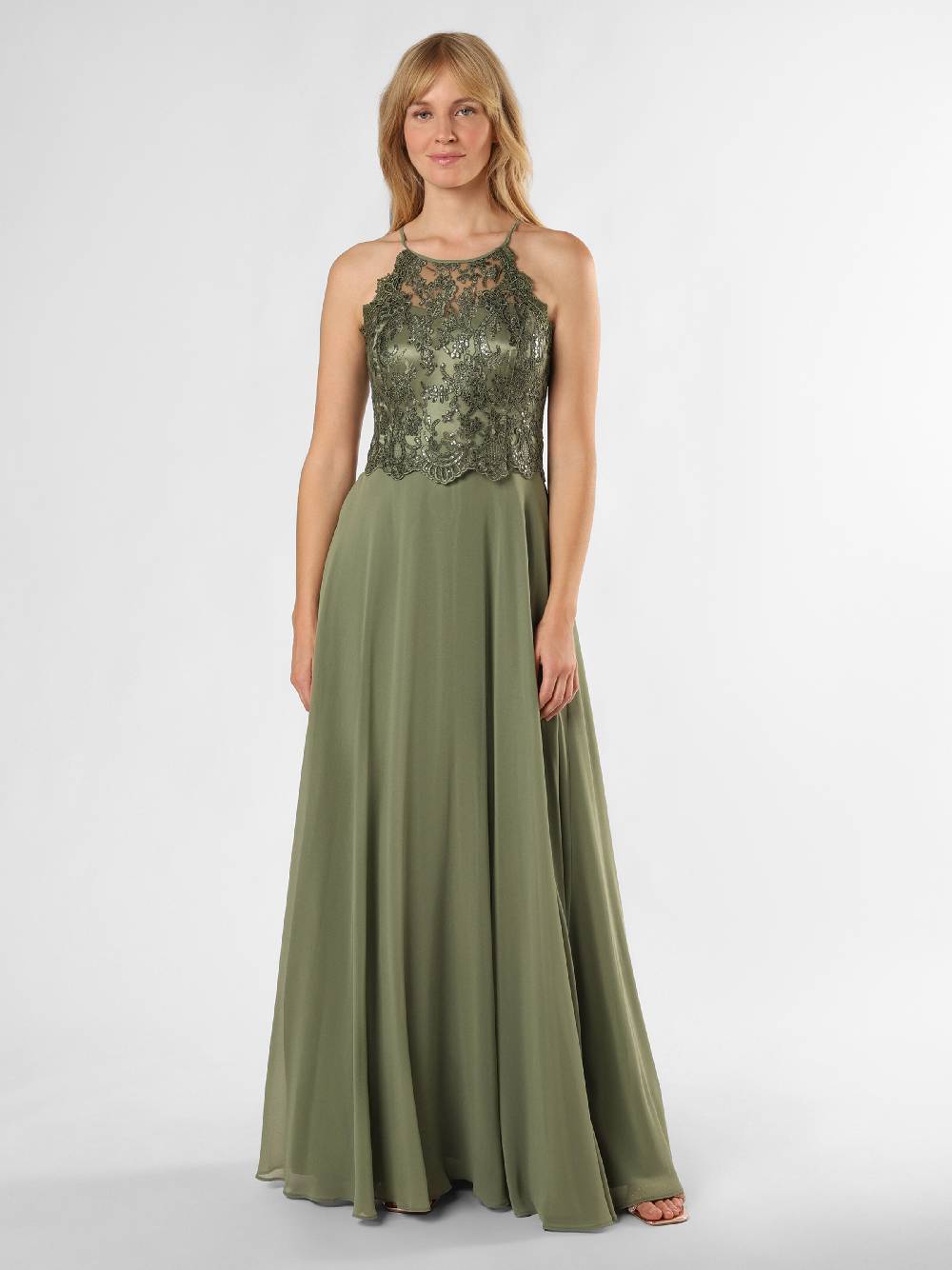 Vera Mont Evening Dress In Reed