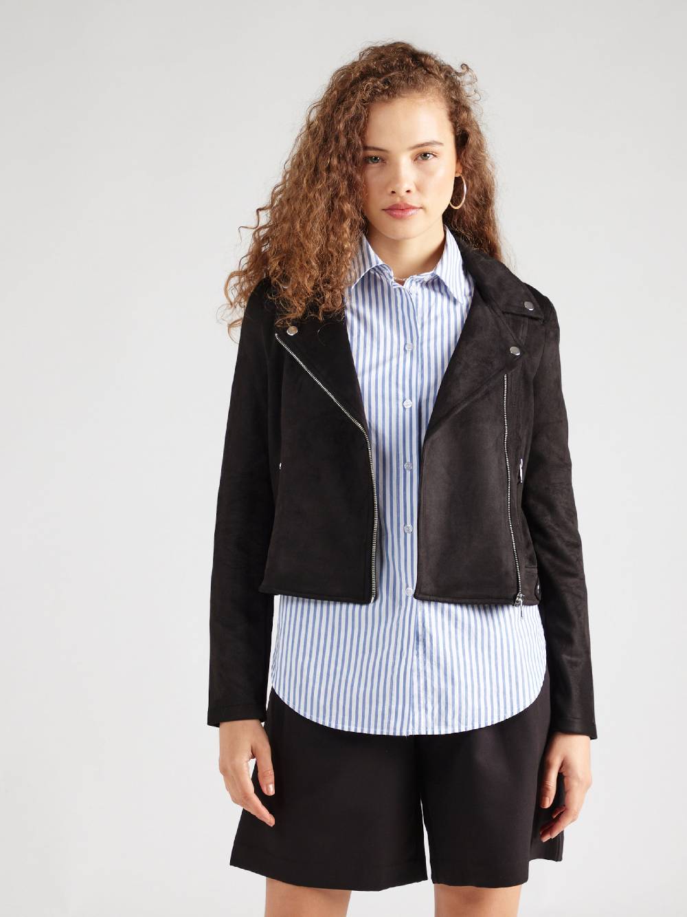 VERO MODA Between-Season Jacket 'VMJOSE' In Black