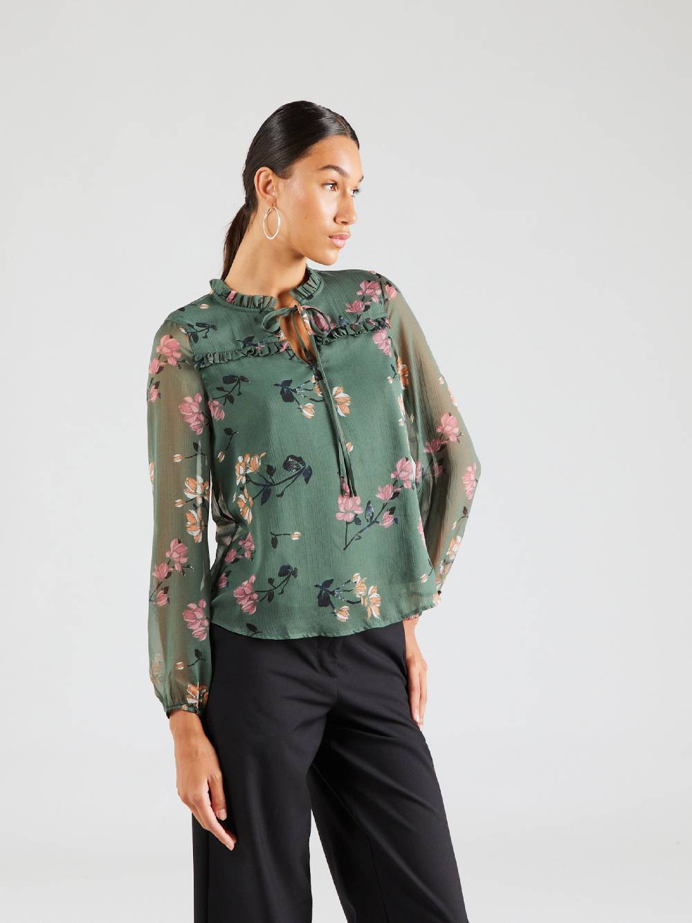 VERO MODA Blouse 'MILLA' In Jade