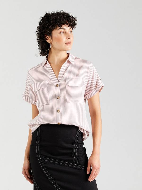 VERO MODA Blouse 'VMBUMPY' in Dusky Pink