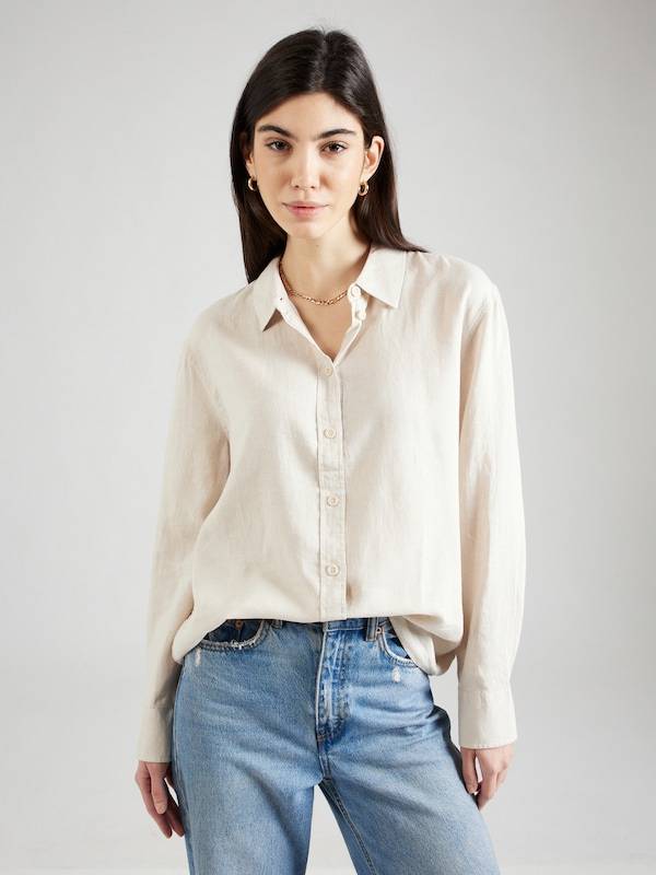 VERO MODA Blouse 'VMLinn' in Light Beige