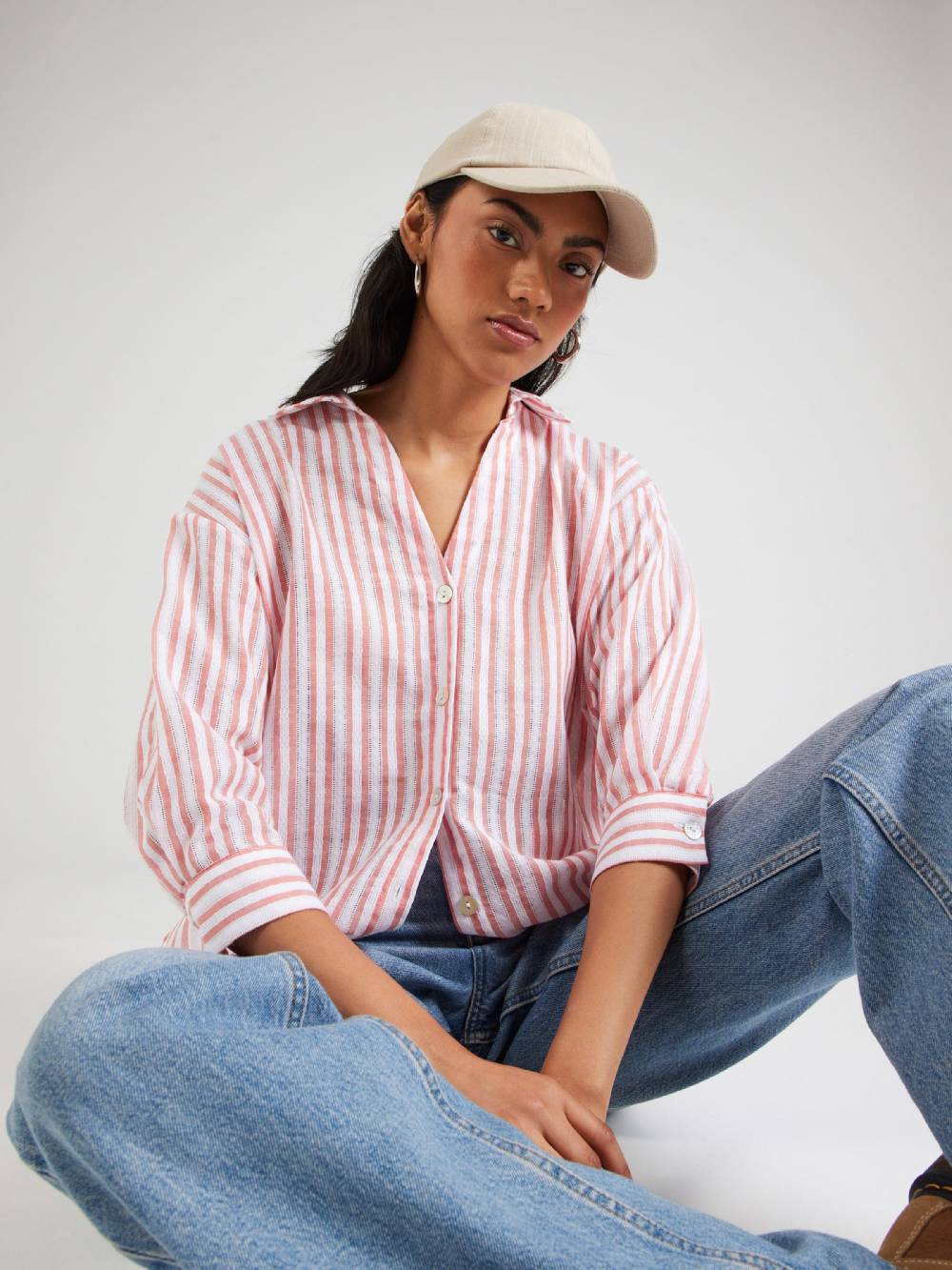 VERO MODA Blouse 'VMOLLIE' In Red