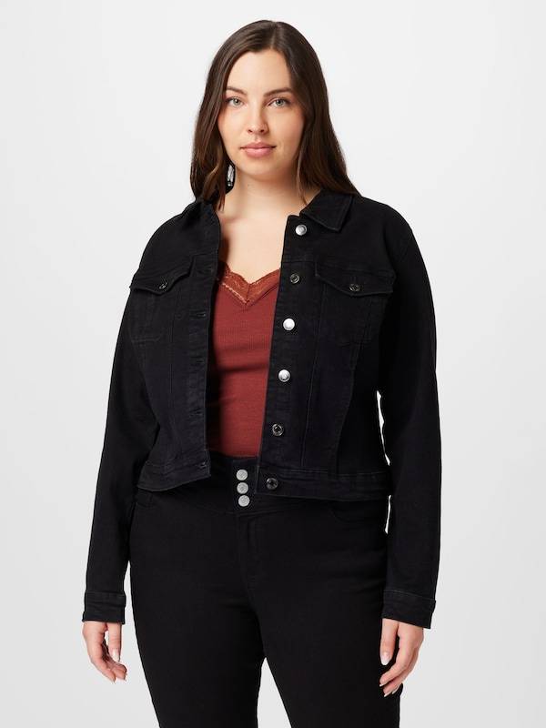 Vero Moda Curve Between-Season Jacket 'Runa' in Black