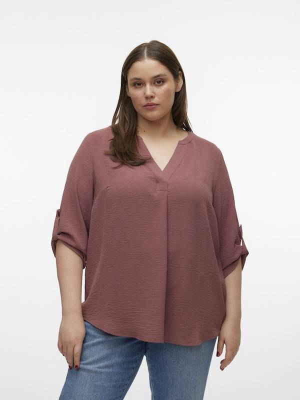 Vero Moda Curve Blouse in Brown