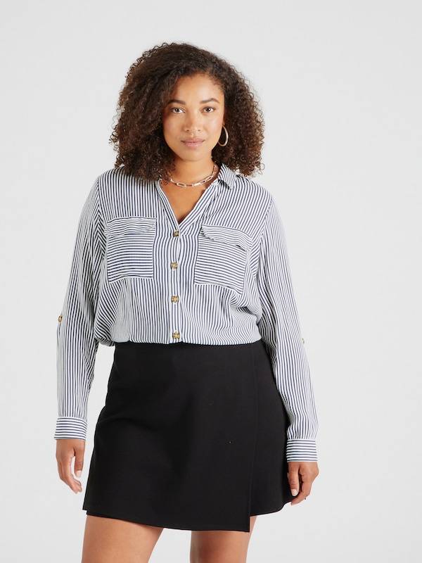 Vero Moda Curve Blouse 'VMBUMPY' in White