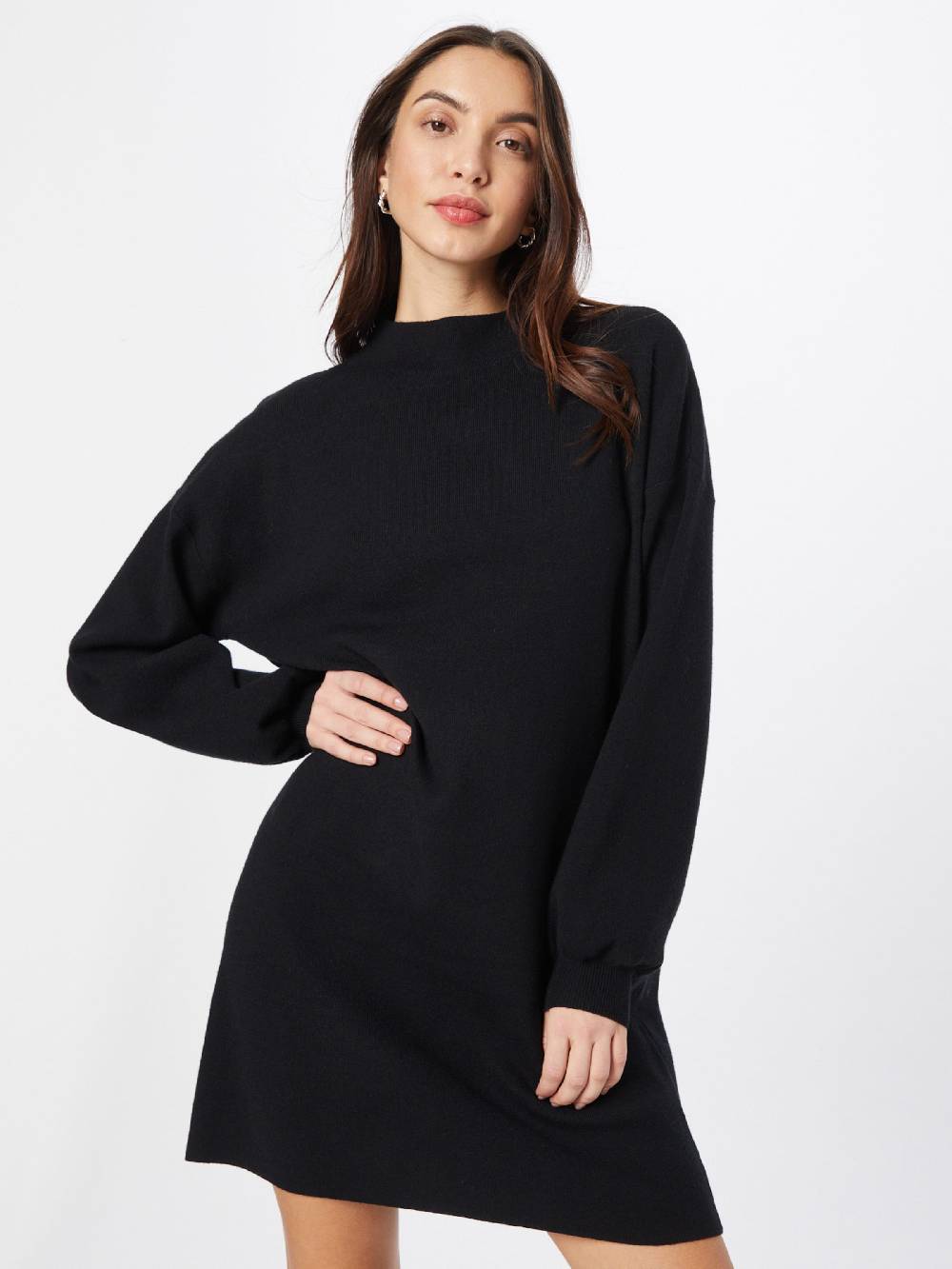 VERO MODA Knitted Dress 'Nancy' In Black