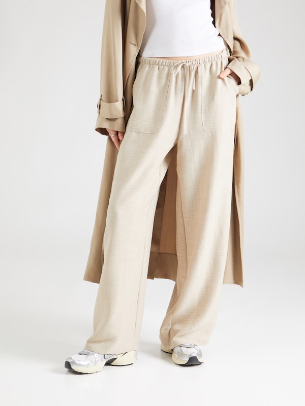 VERO MODA Loose fit Pants 'Melaney' in Beige