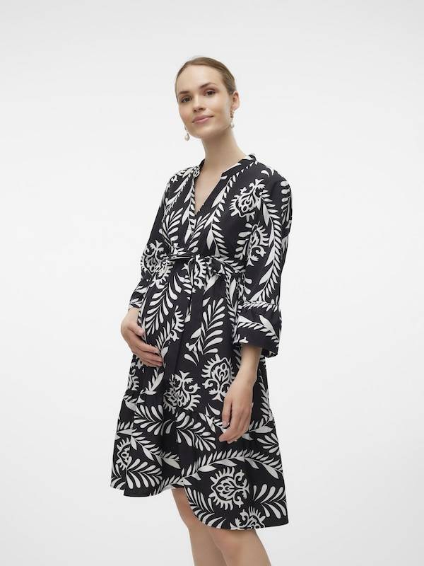 Vero Moda Maternity Dress in Black, White