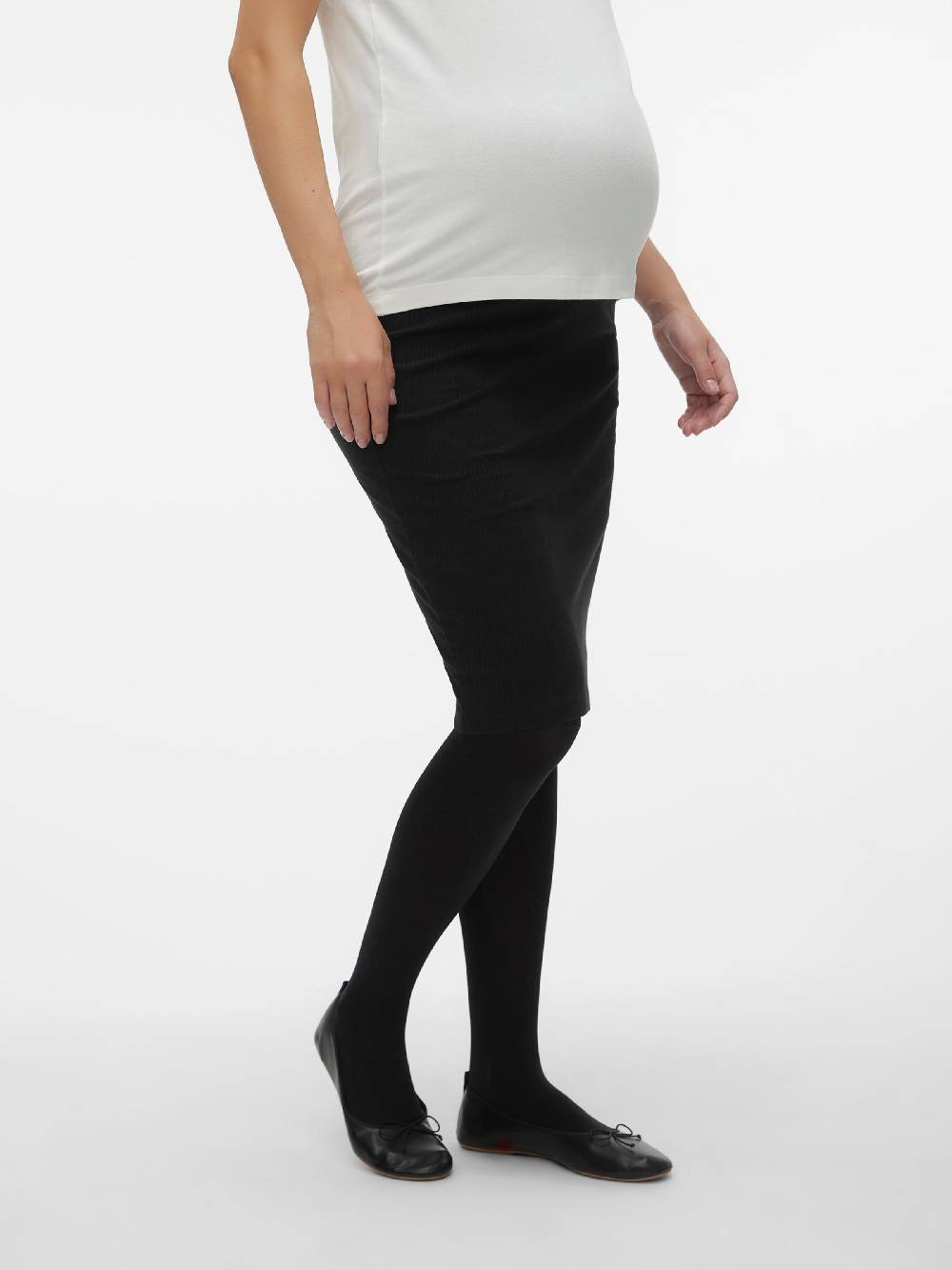 Vero Moda Maternity Skirt 'LAVENDER' In Black
