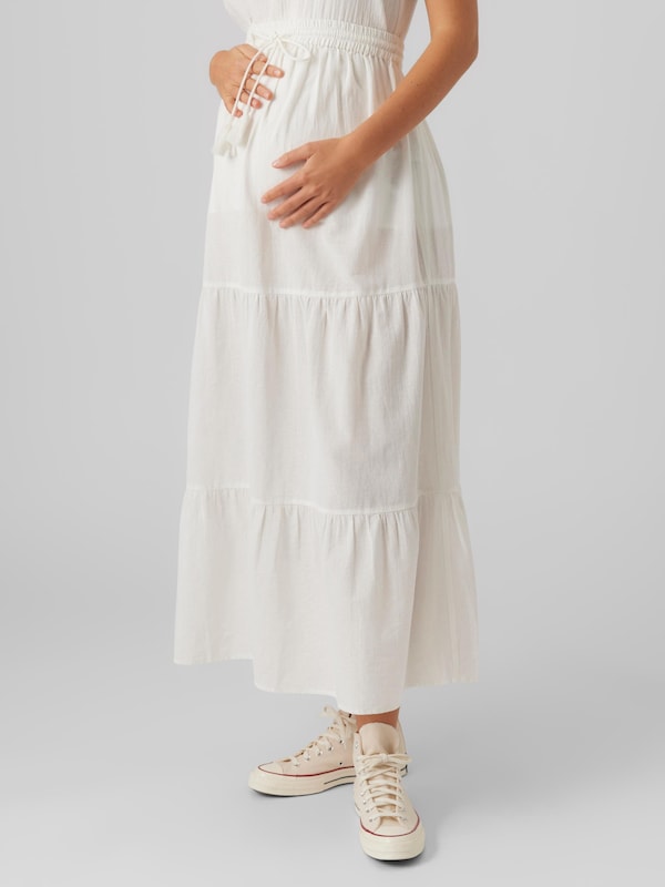 Vero Moda Maternity Skirt 'Vmmmilan' in White