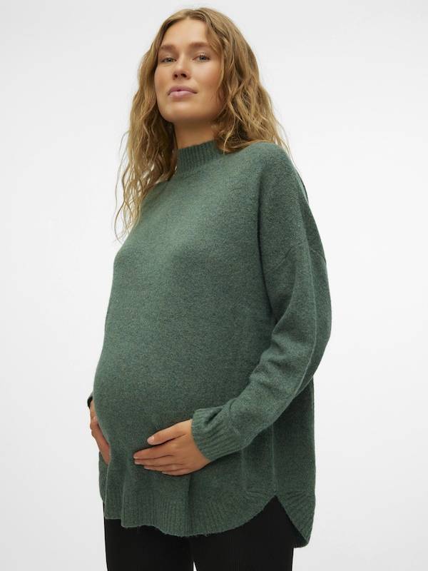 Vero Moda Maternity Sweater in Mottled Green