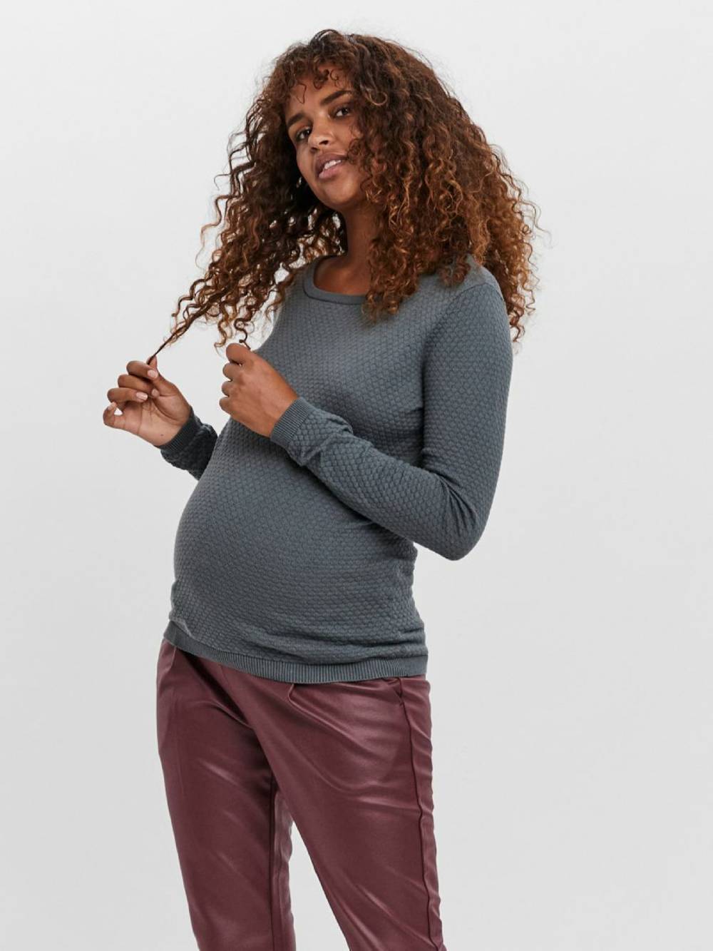 Vero Moda Maternity Sweater 'VMMCare' In Dark Green