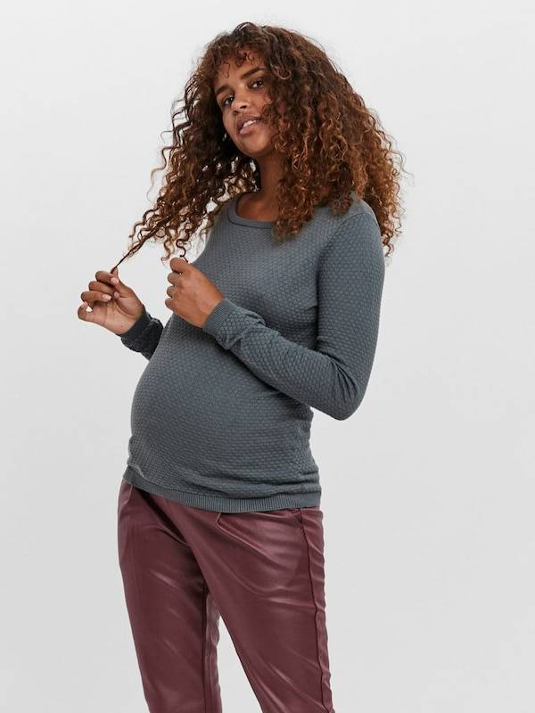 Vero Moda Maternity Sweater 'VMMCare' in Dark Green