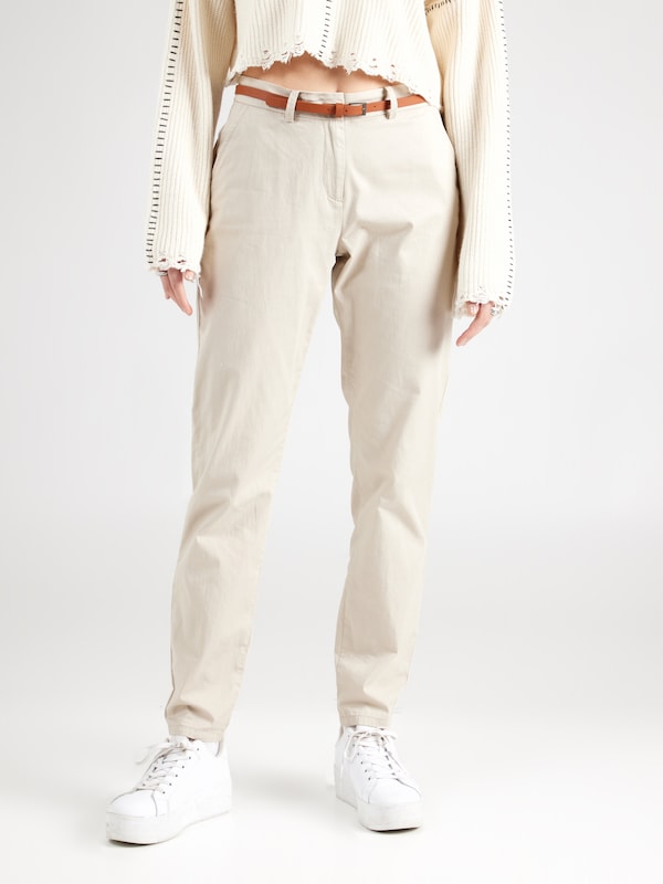 VERO MODA Regular Chino Pants 'FLASHINO' in Light Grey